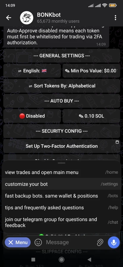 Топ боты Телеграм для криптовалют – BonkBot
