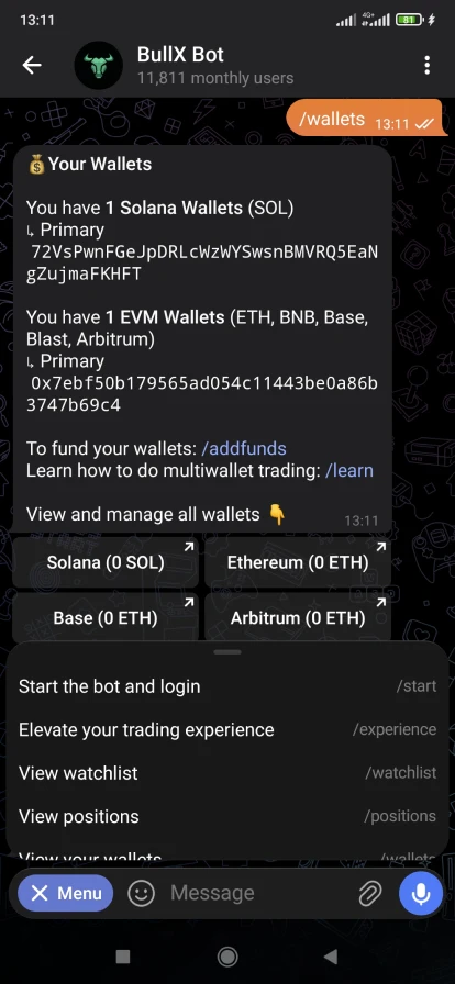 Топ боты Телеграм для криптовалют – BullX