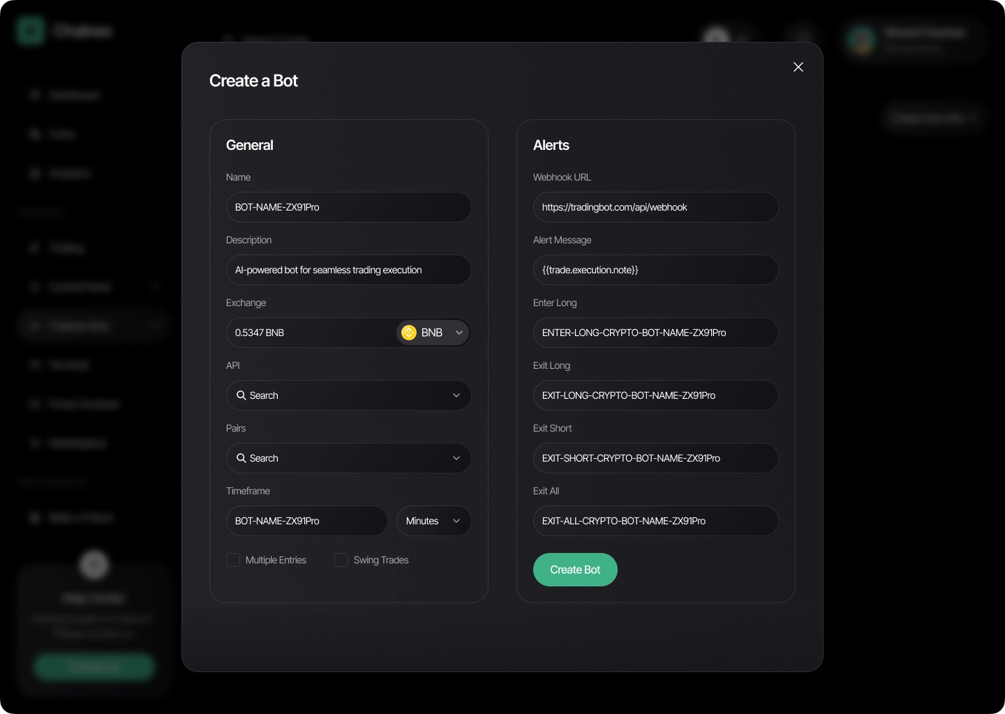 Створення крипто бота