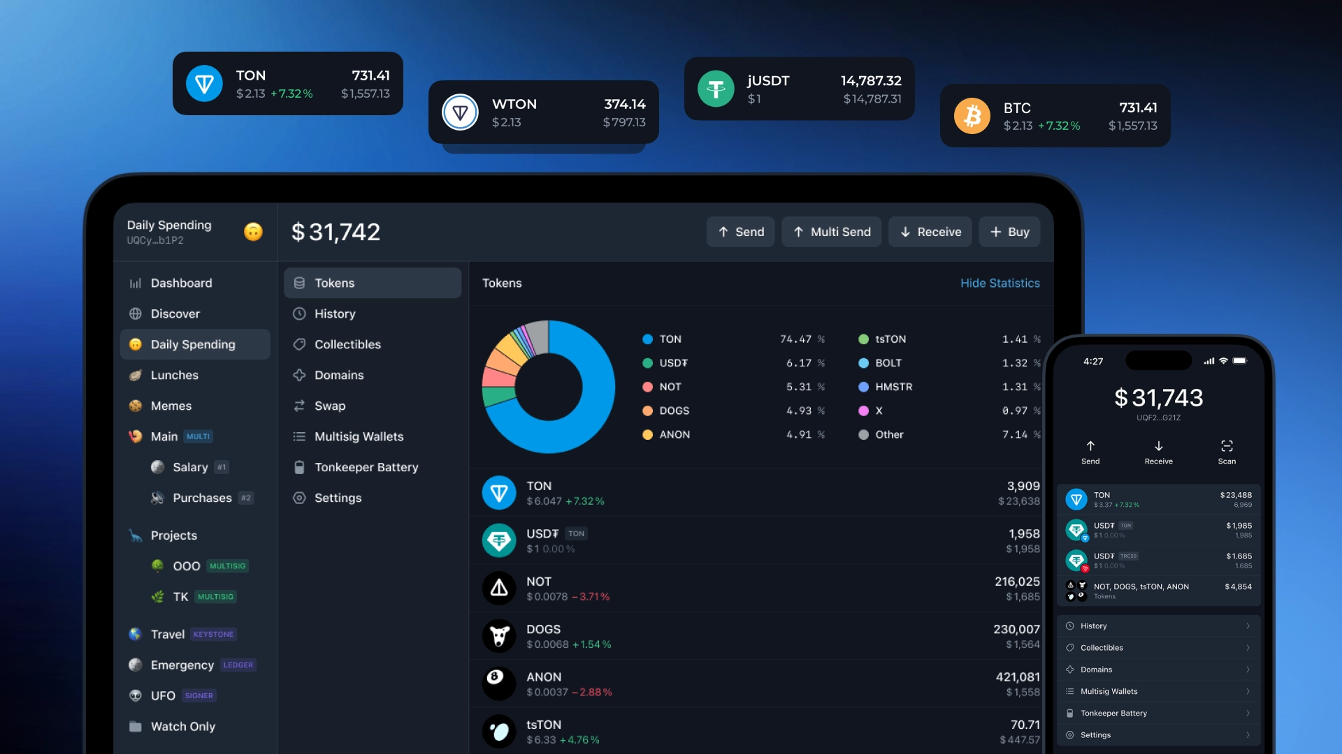 Integration with TON wallets