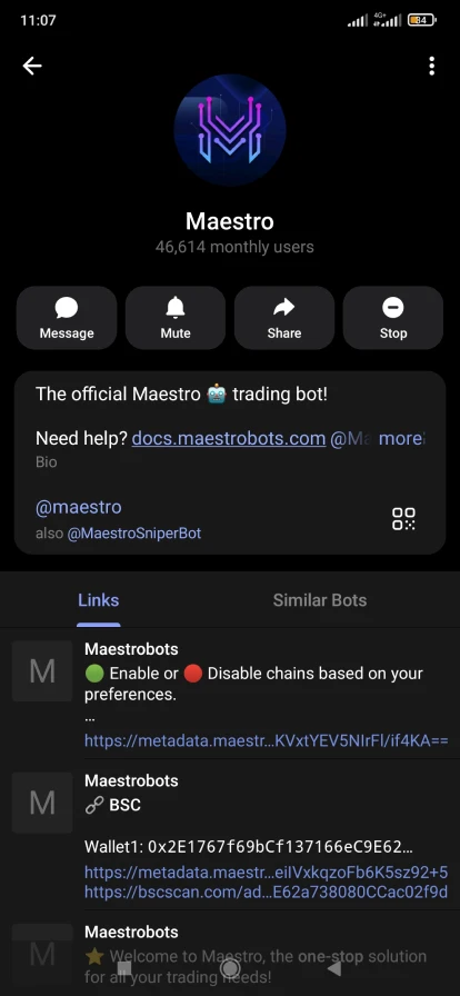 Топ боты Телеграм для криптовалют – Maestro