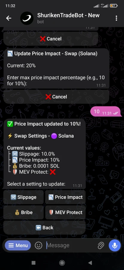 Топ боты Телеграм для криптовалют – Shuriken