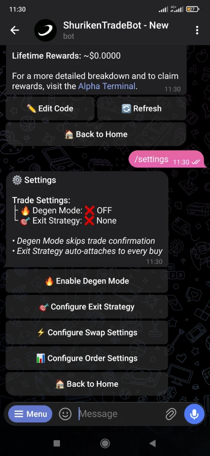 Топ боты Телеграм для криптовалют – Shuriken