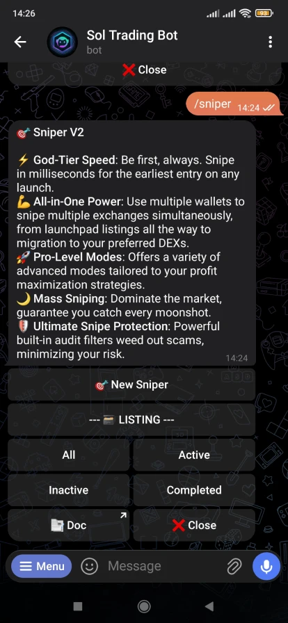Топ боты Телеграм для криптовалют – Sol Trading Bot