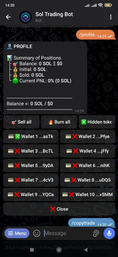 Топ боты Телеграм для криптовалют – Sol Trading Bot