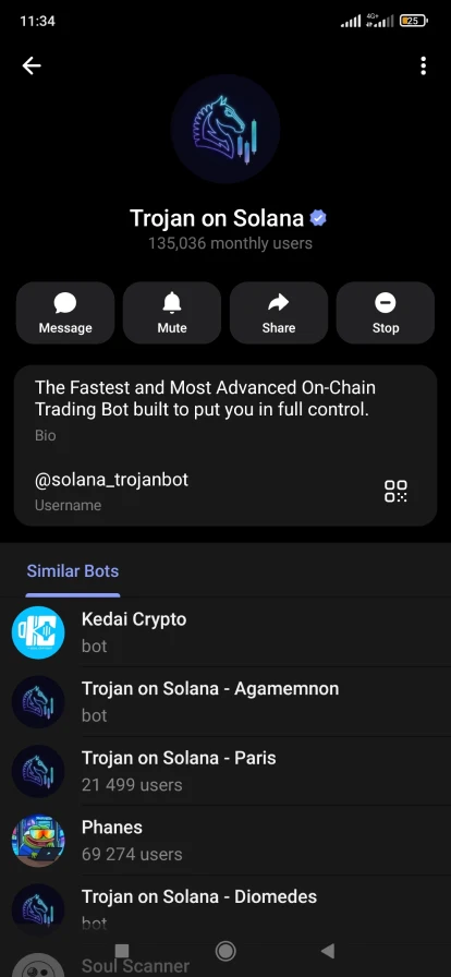 Топ боты Телеграм для криптовалют – Trojan