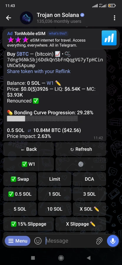 Топ боты Телеграм для криптовалют – Trojan