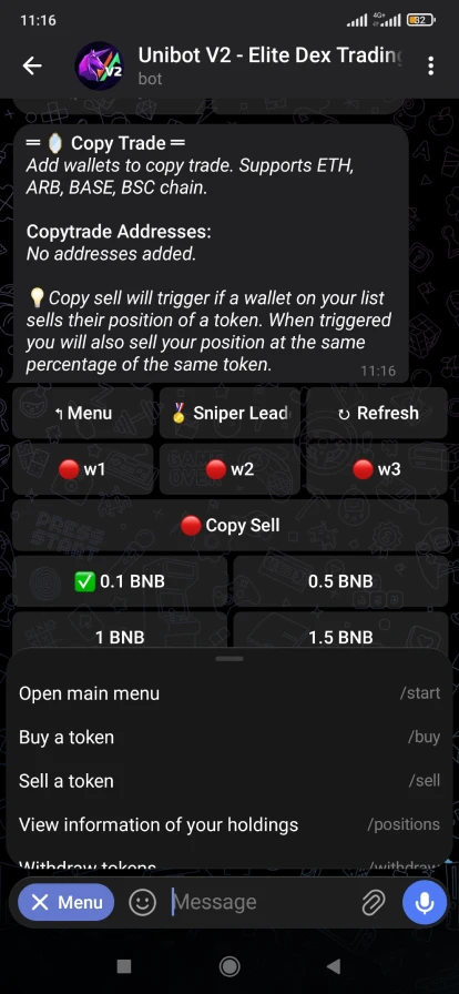 Топ боты Телеграм для криптовалют – Unibot
