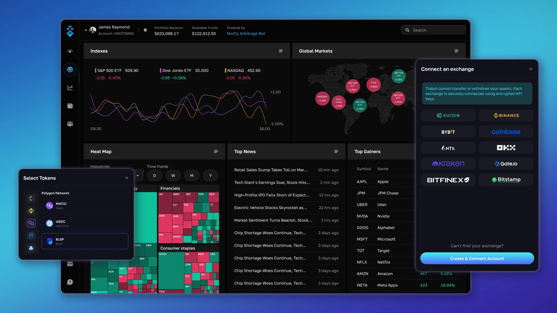 Development of Arbitrage bots for cryptocurrency exchanges and DeFi platforms