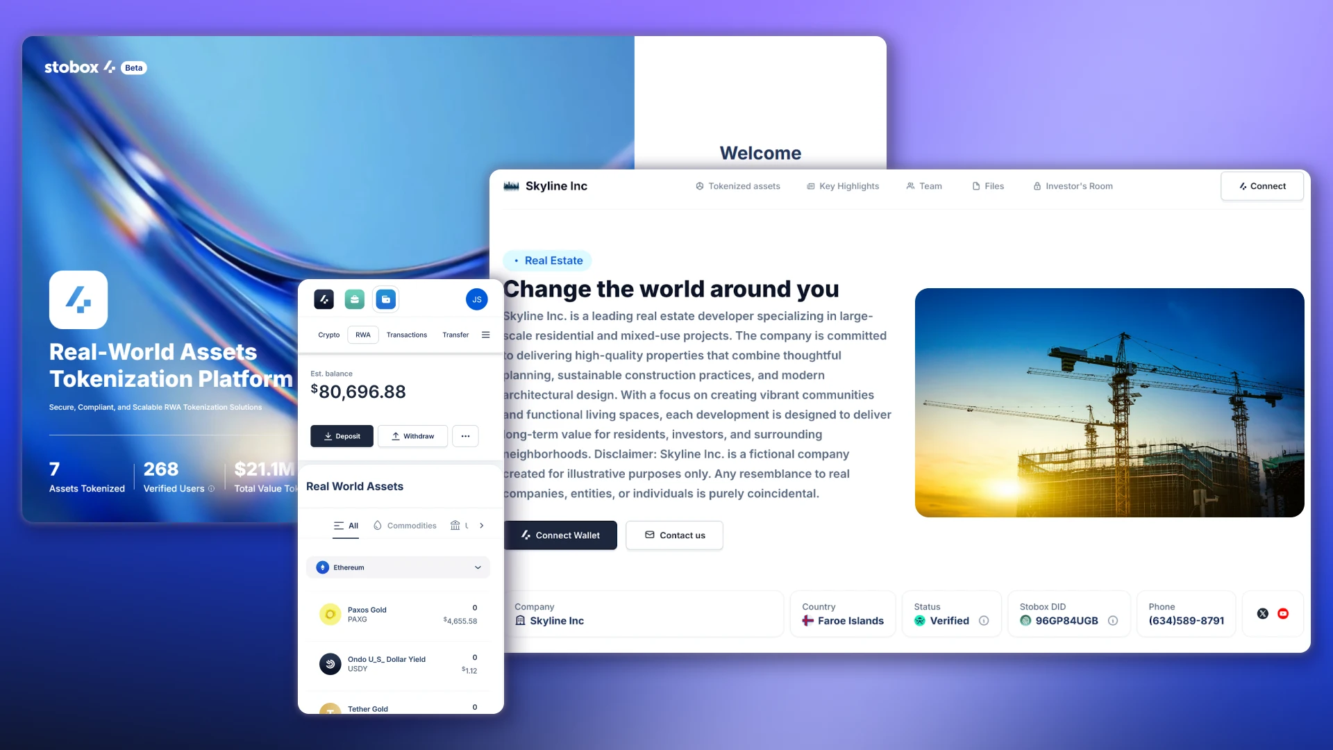 Solutions for launching an STO platform with asset tokenization