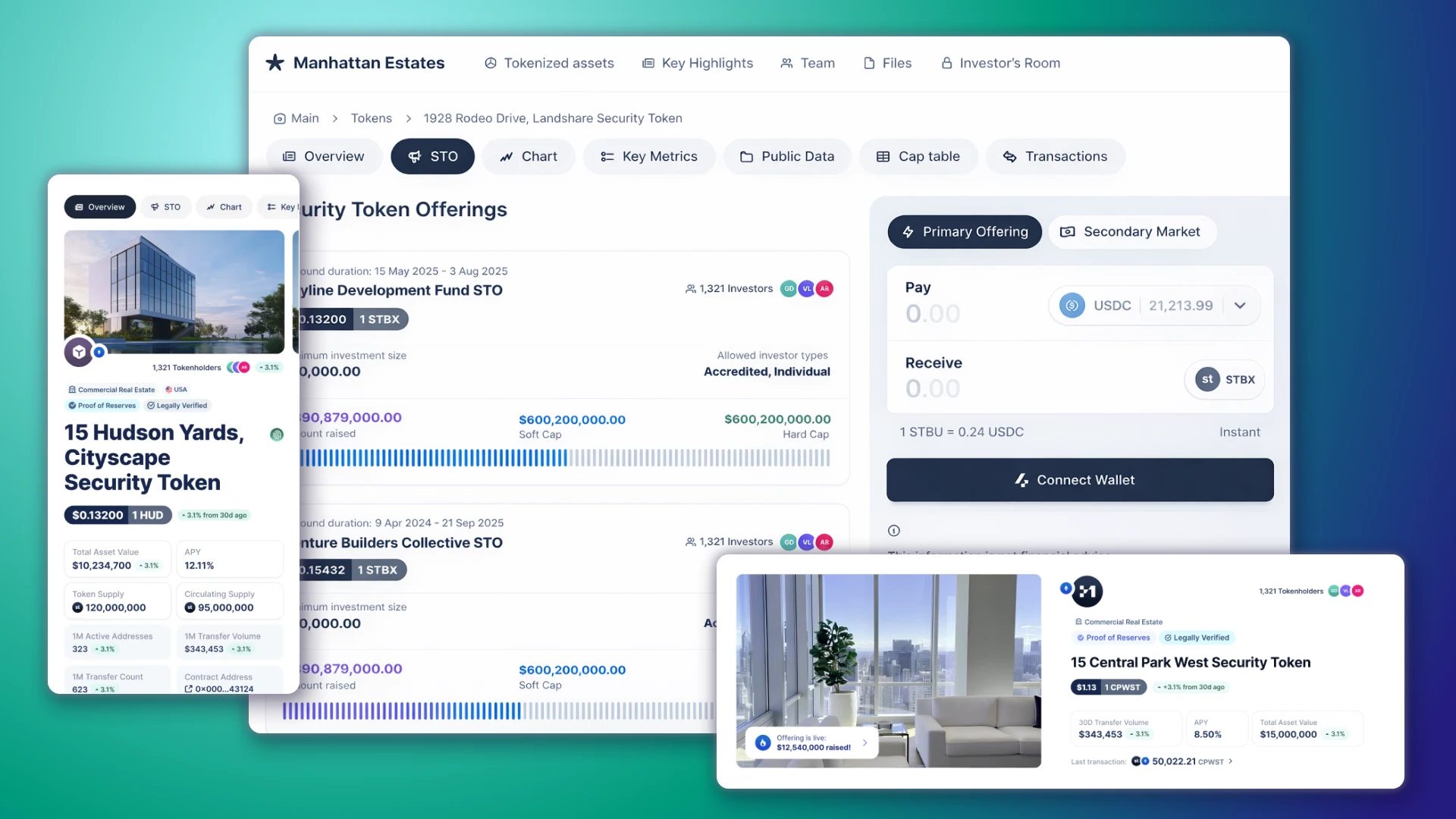 Stobox-based asset tokenization platform with a full launch cycle