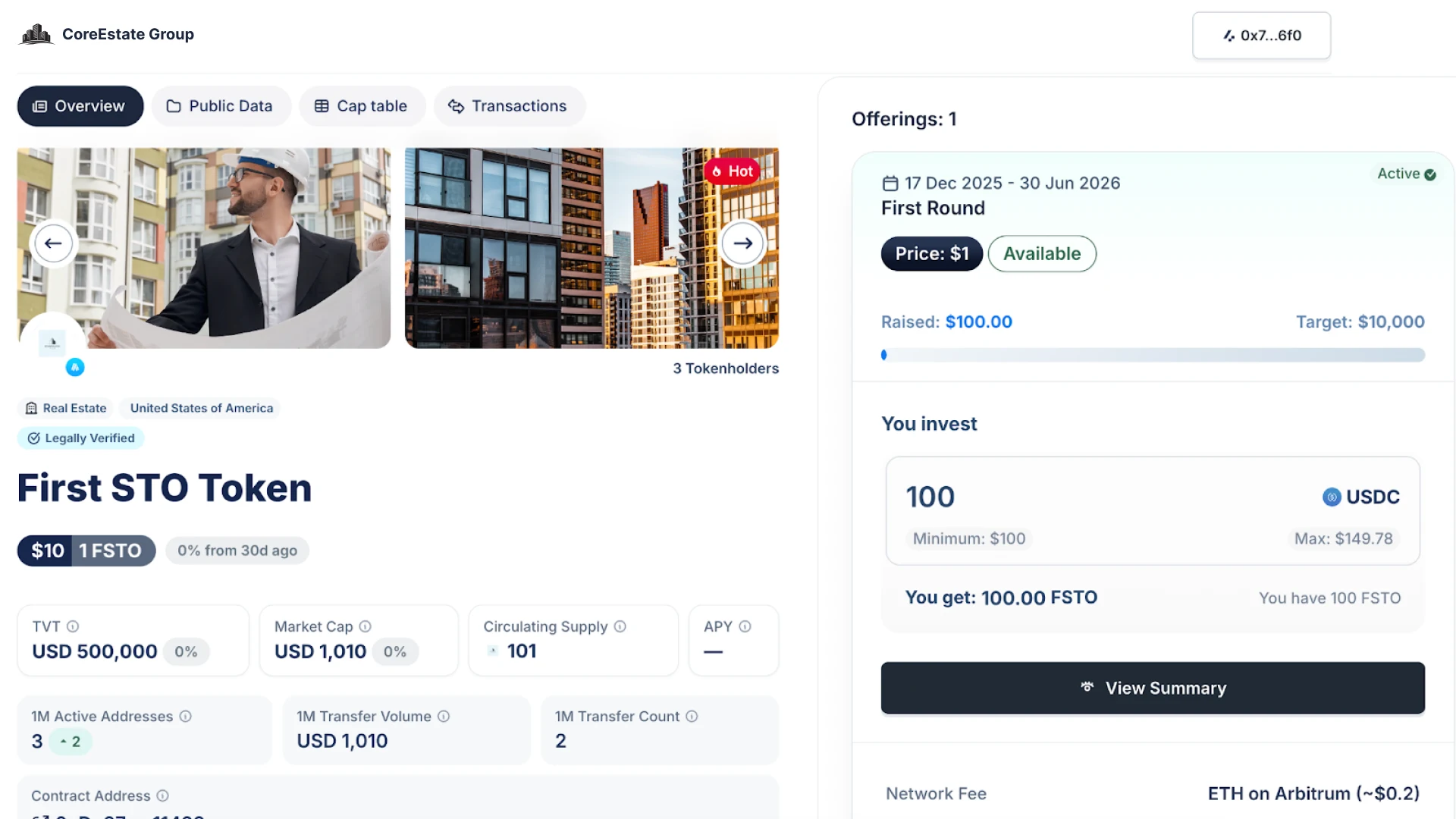 Online asset tokenization platform with integrated investor portal