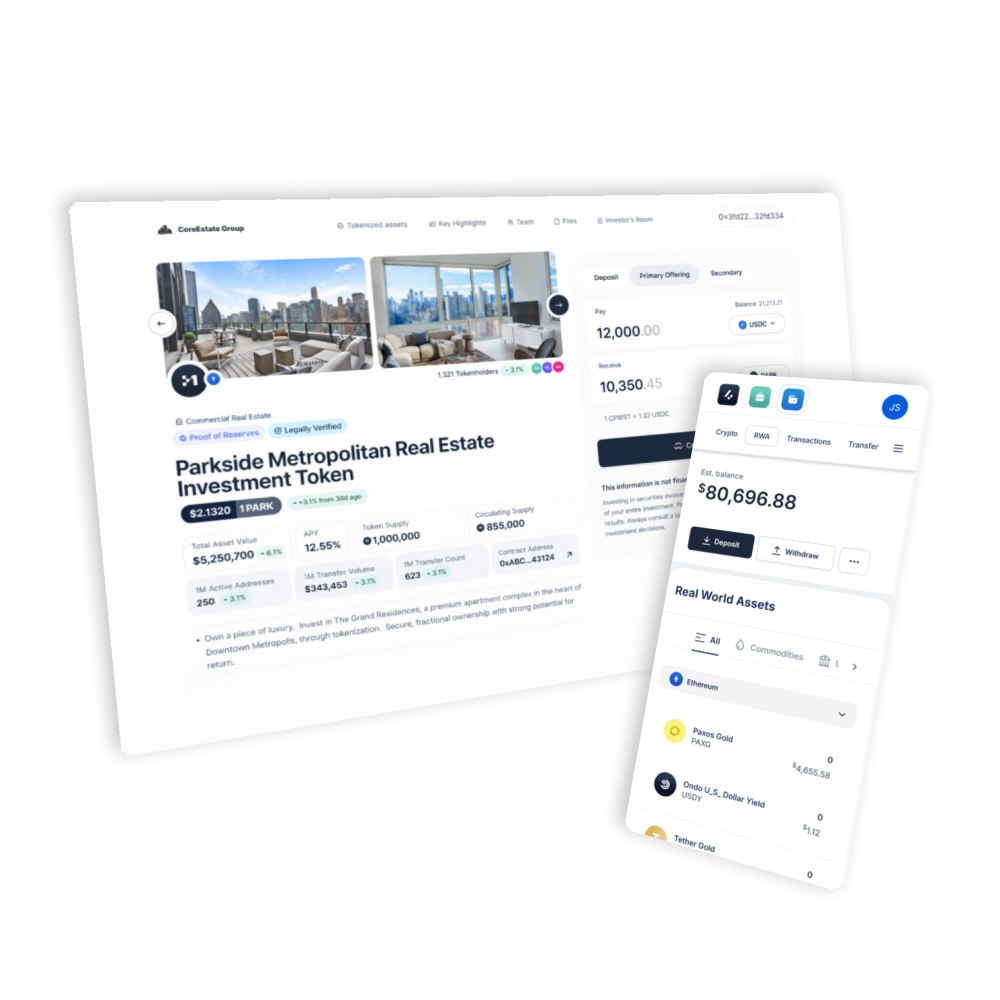 
                             
                             Stobox-based asset tokenization platform with a full launch cycle