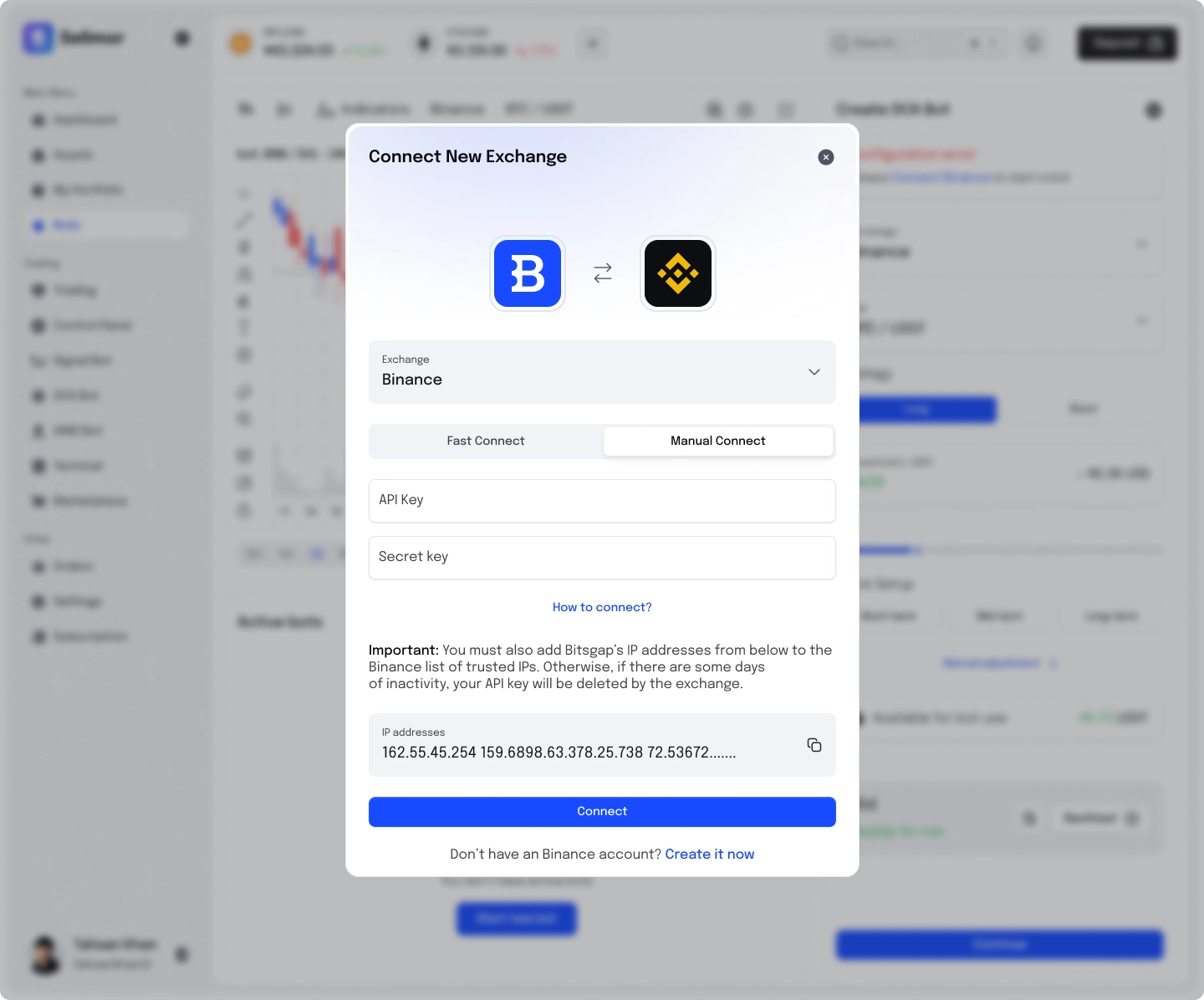 Інтеграції з біржами